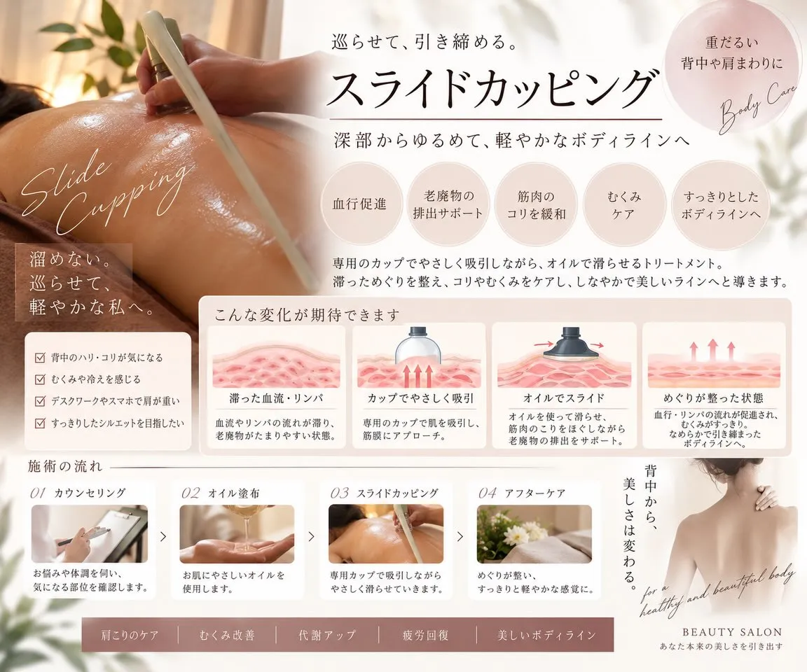 \ 重だるい身体、そろそろ流しませんか? /